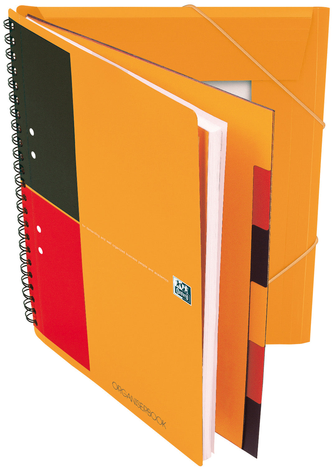 Kollegieblock Oxford Organiser Linjerat 80 Blad A4+ 80g