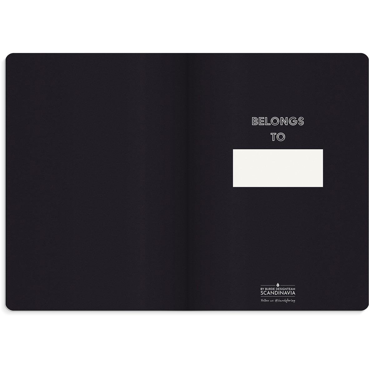Anteckningsbok Burde Deluxe Svart A5