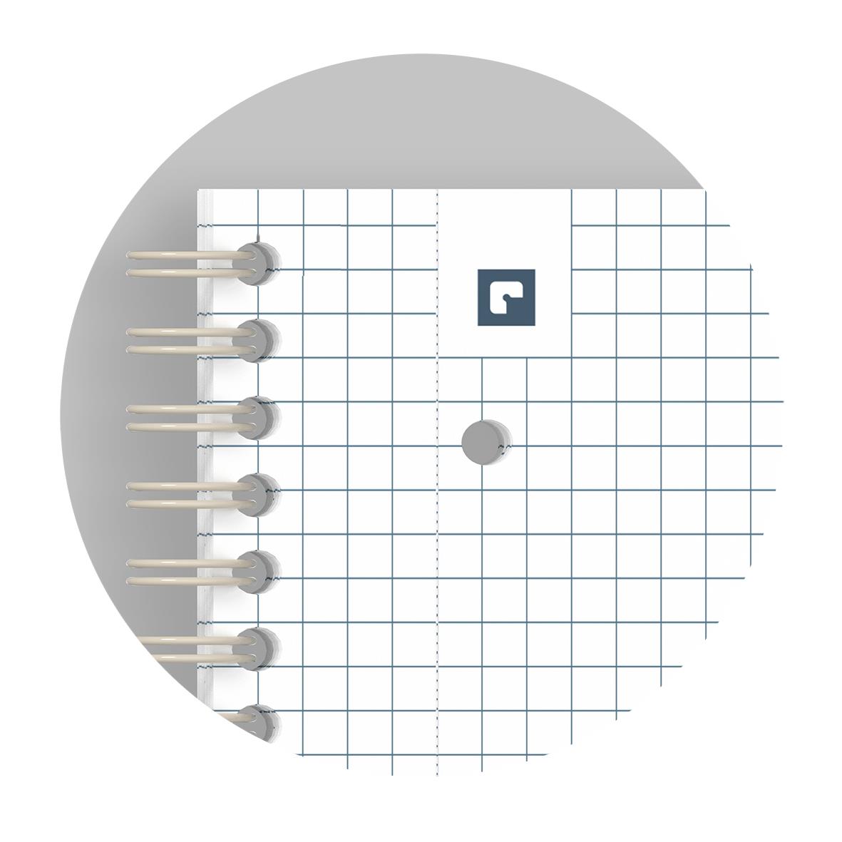 Kollegieblock Oxford Origins Rutat 70 Blad Svart A4+ 90g