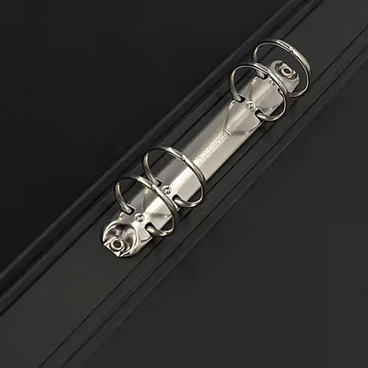 Ringpärm Bigso Ringo Canvas Ø29mm Grå A4