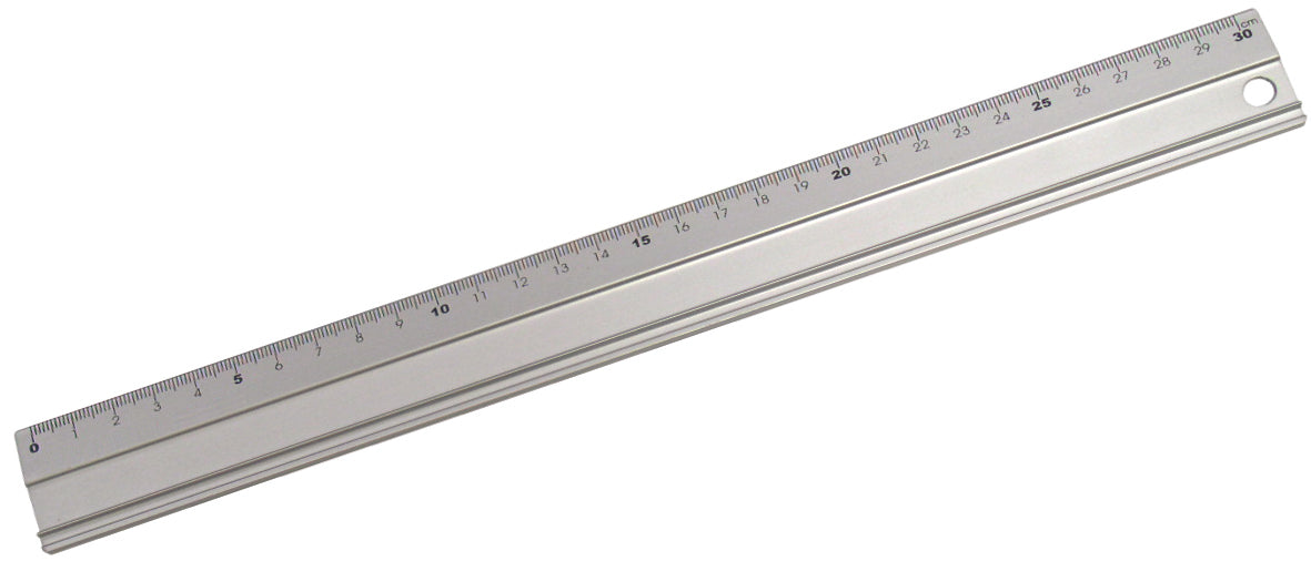 Linjal aluminium M+R 30cm