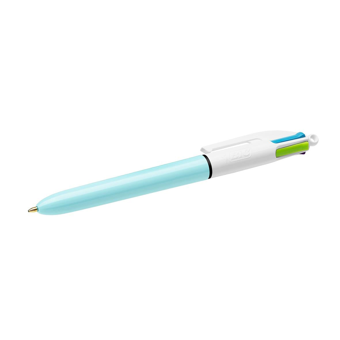 Kulspetspenna Bic Fun 4-Färg Lila/Rosa/Turkos/Lime