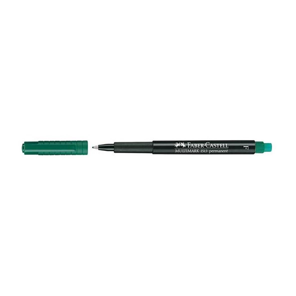 Märkpenna Faber-Castell Multimark Permanent Grön 0,6mm