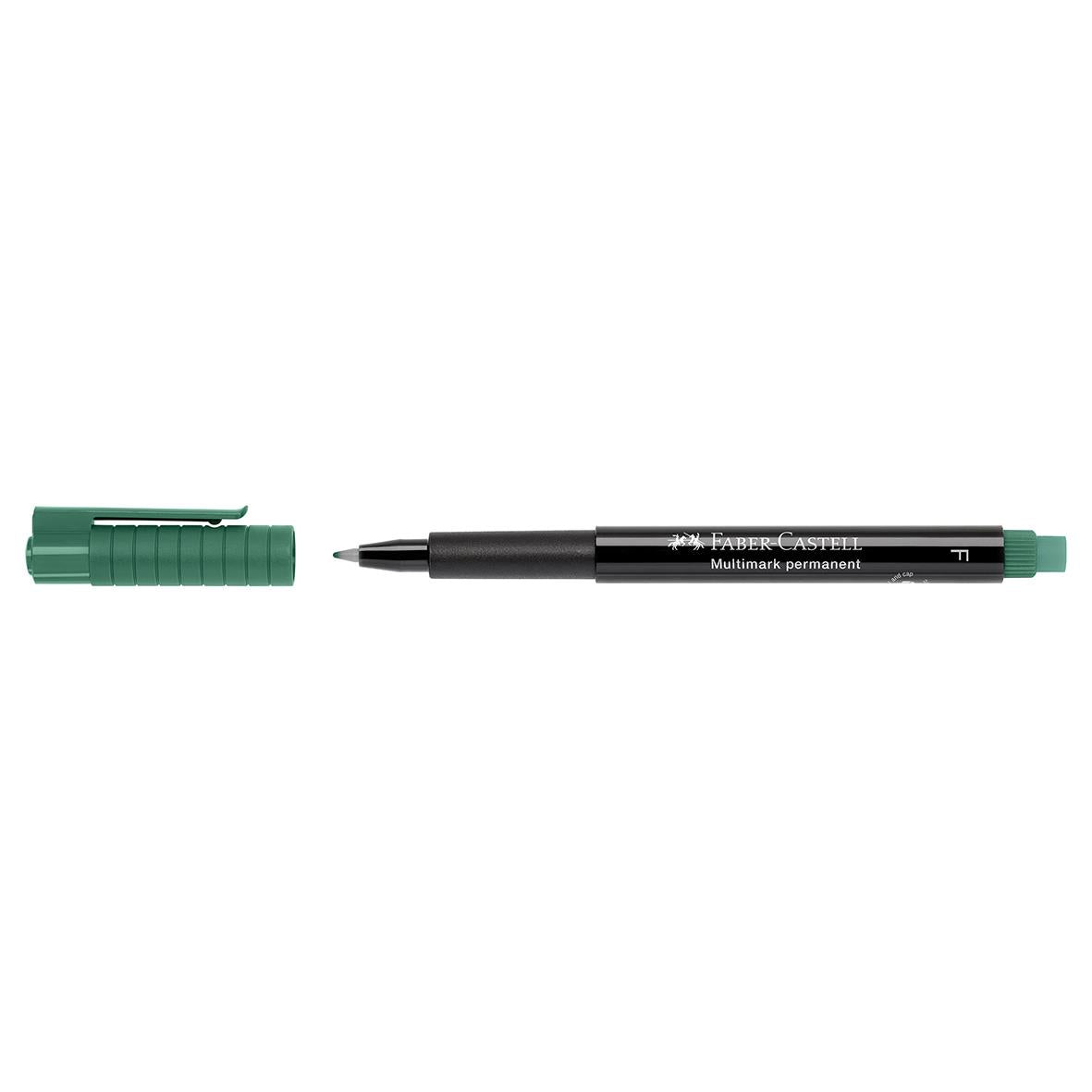 Märkpenna Faber-Castell Multimark Permanent Grön 0,6mm