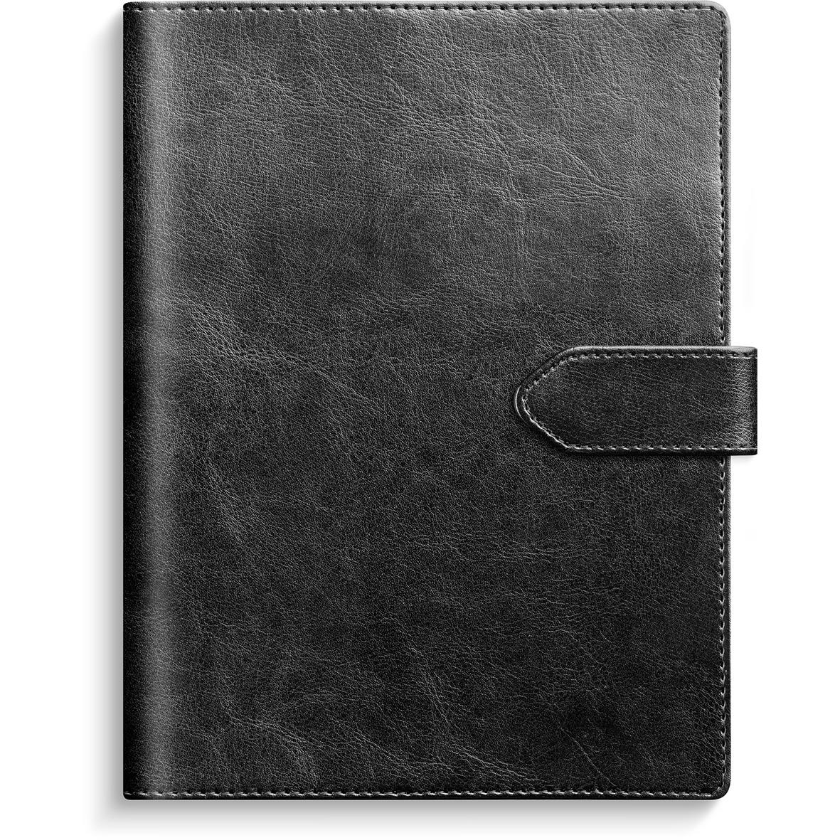 Almanacka Burde 5809 Stor Veckokalender 2026 Svart A5