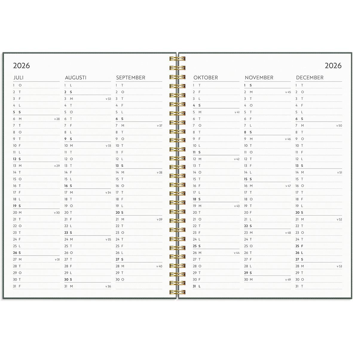 Almanacka Burde 1279 Life Planner Do more 2026 A5