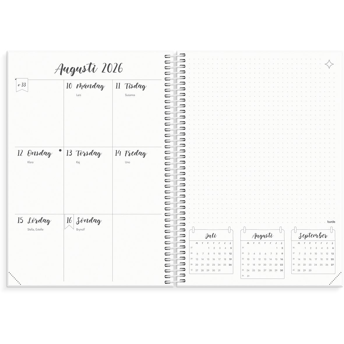Almanacka Burde 1280 Doodle 2026 B5