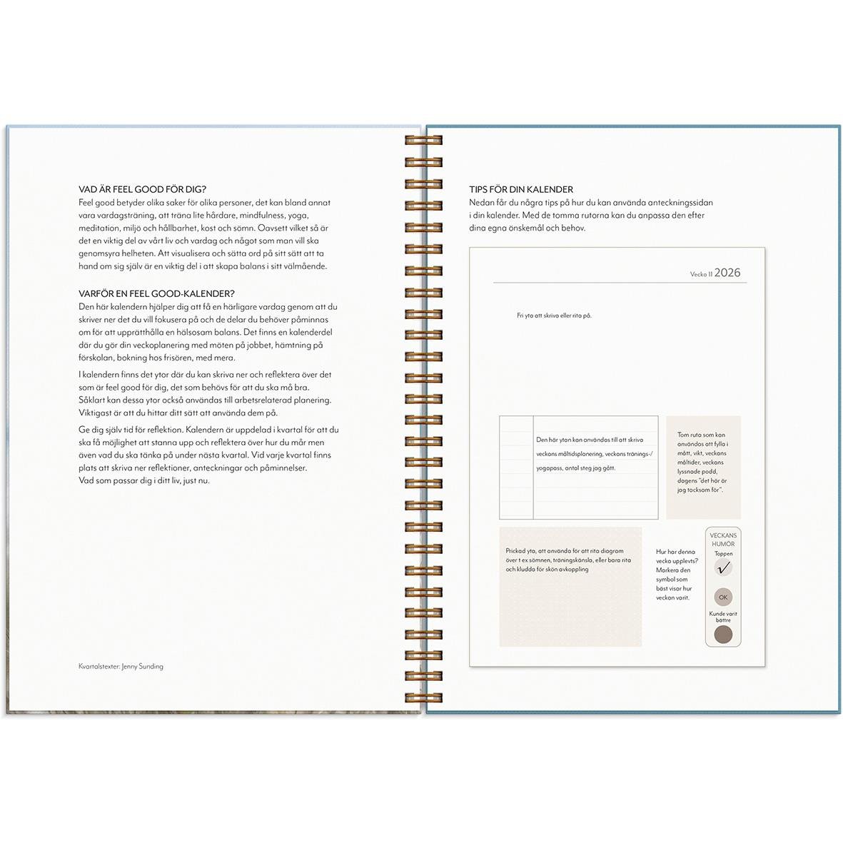 Almanacka Burde 1293 Life Planner Feel Good 2026 A5