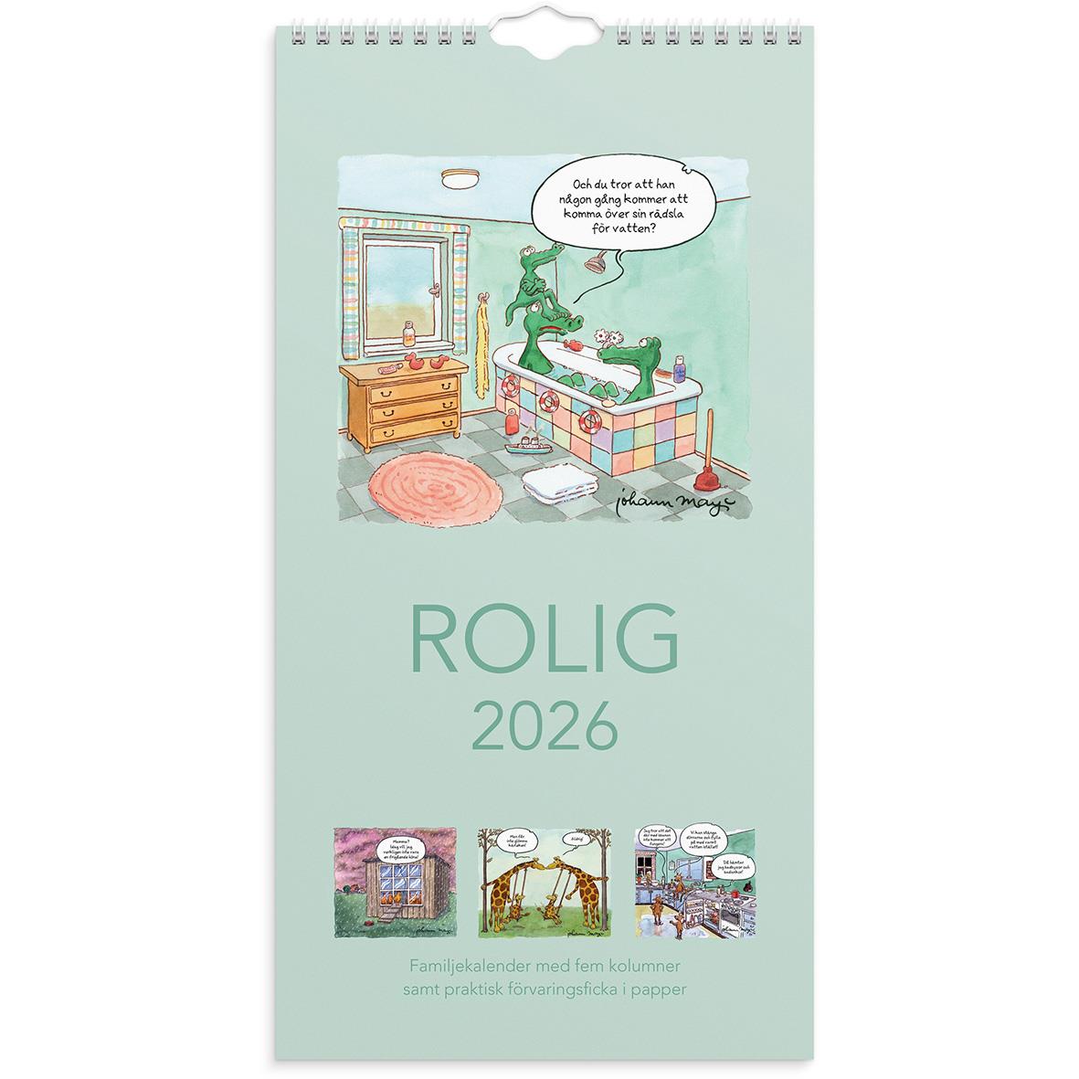 Väggkalender Burde 1758 Familjekalender Rolig 2026