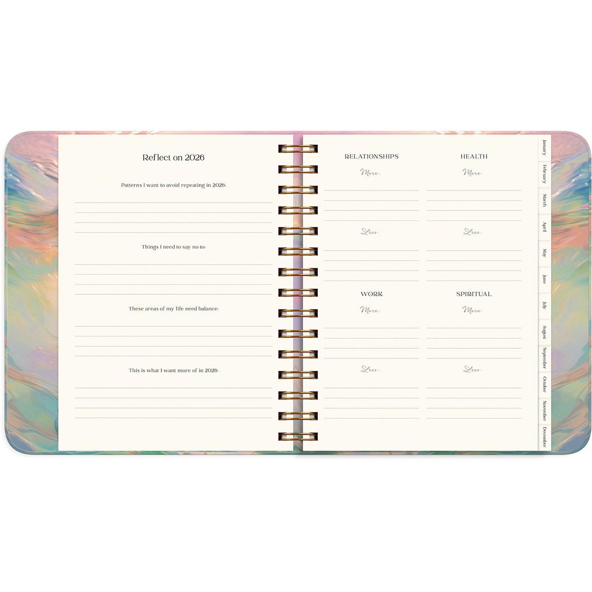 Väggkalender Burde 1212 Dream & Do Swirl 2026