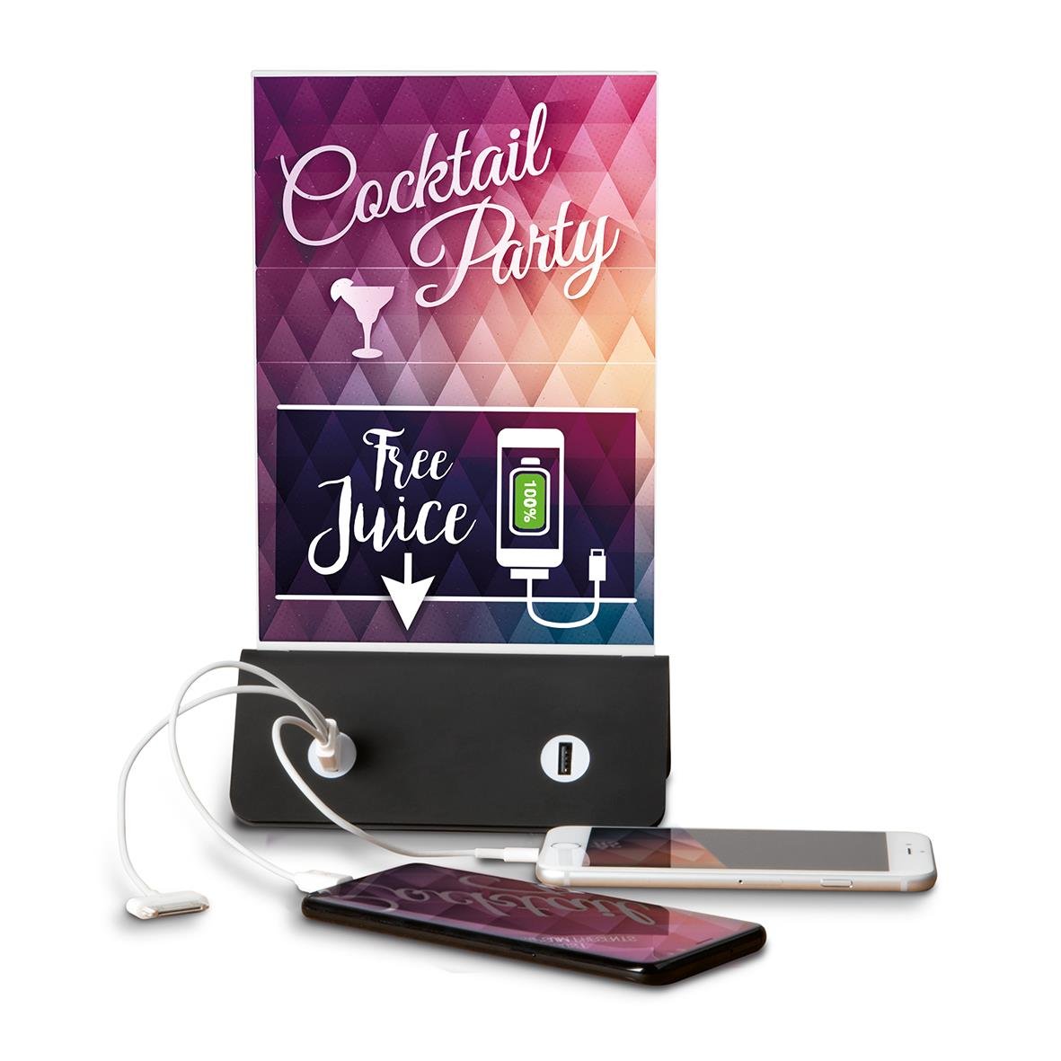 Bordsdisplay Securit Ink Powerbank