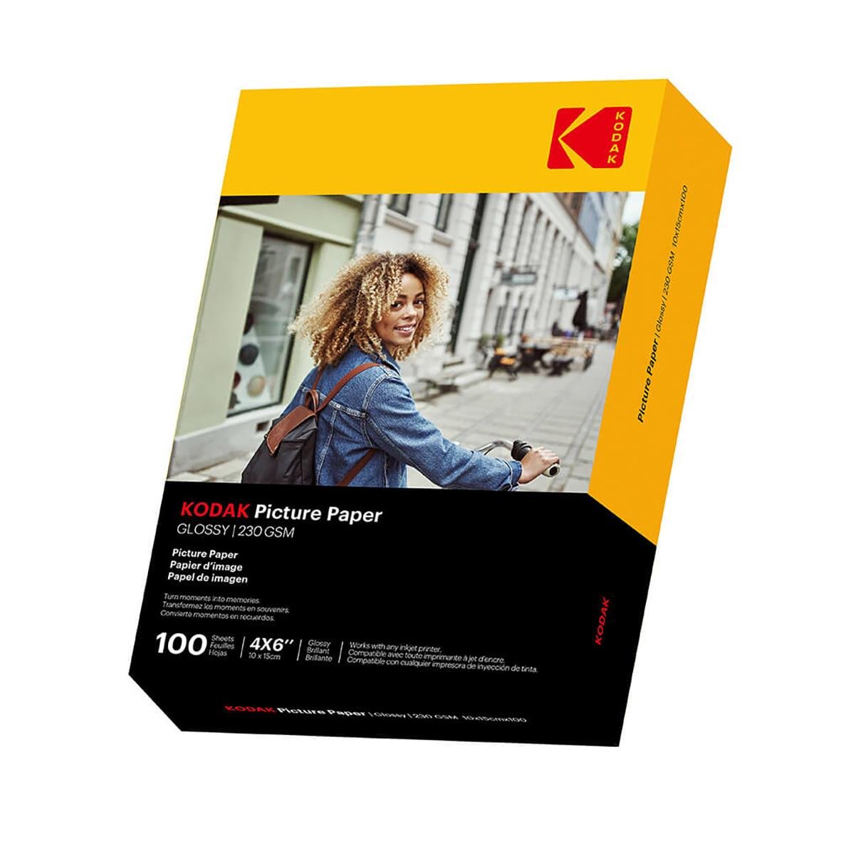 Fotopapper Kodak Bläck Blankt 230g 10x15cm
