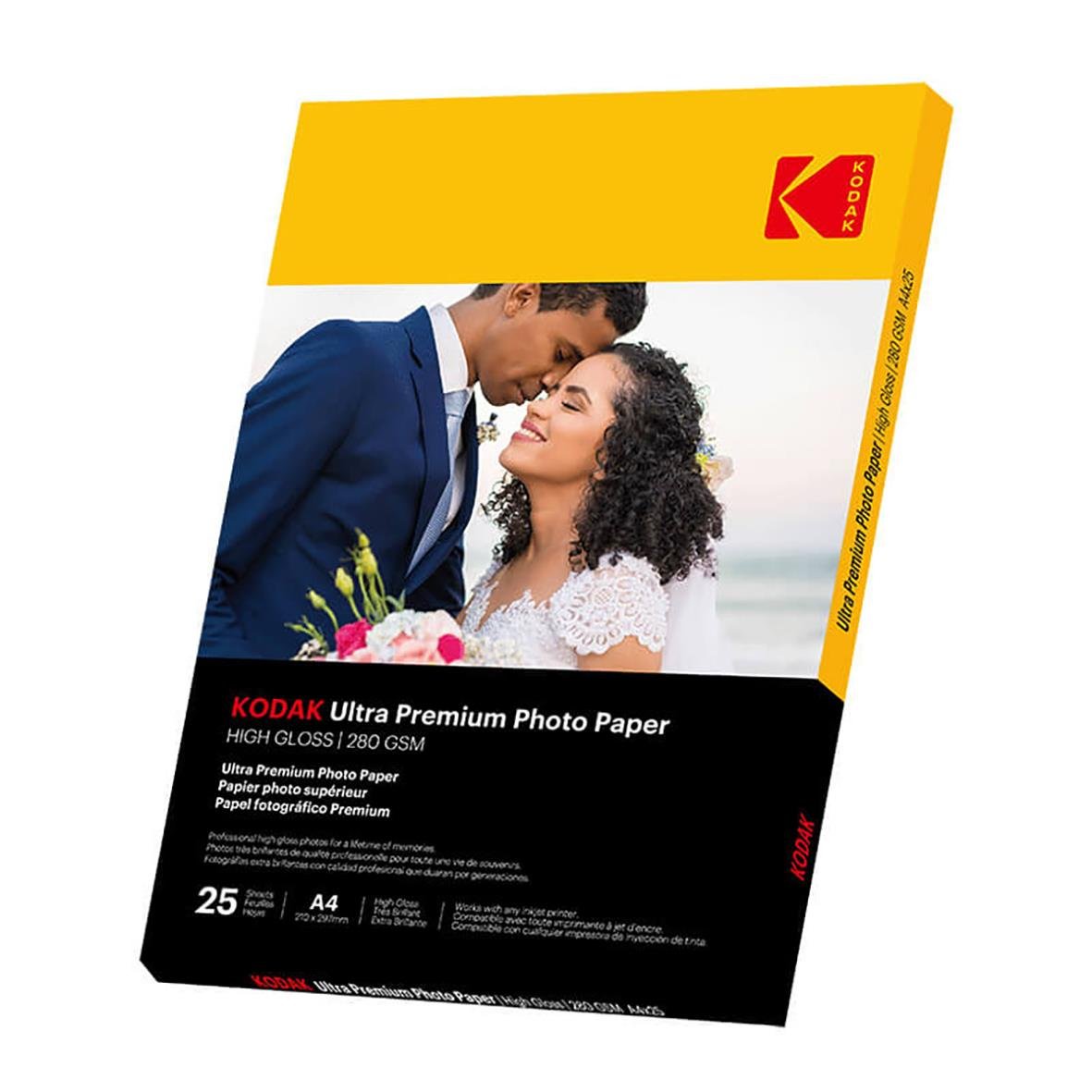 Fotopapper Kodak Bläck Blankt 280g A4/21x29,7cm