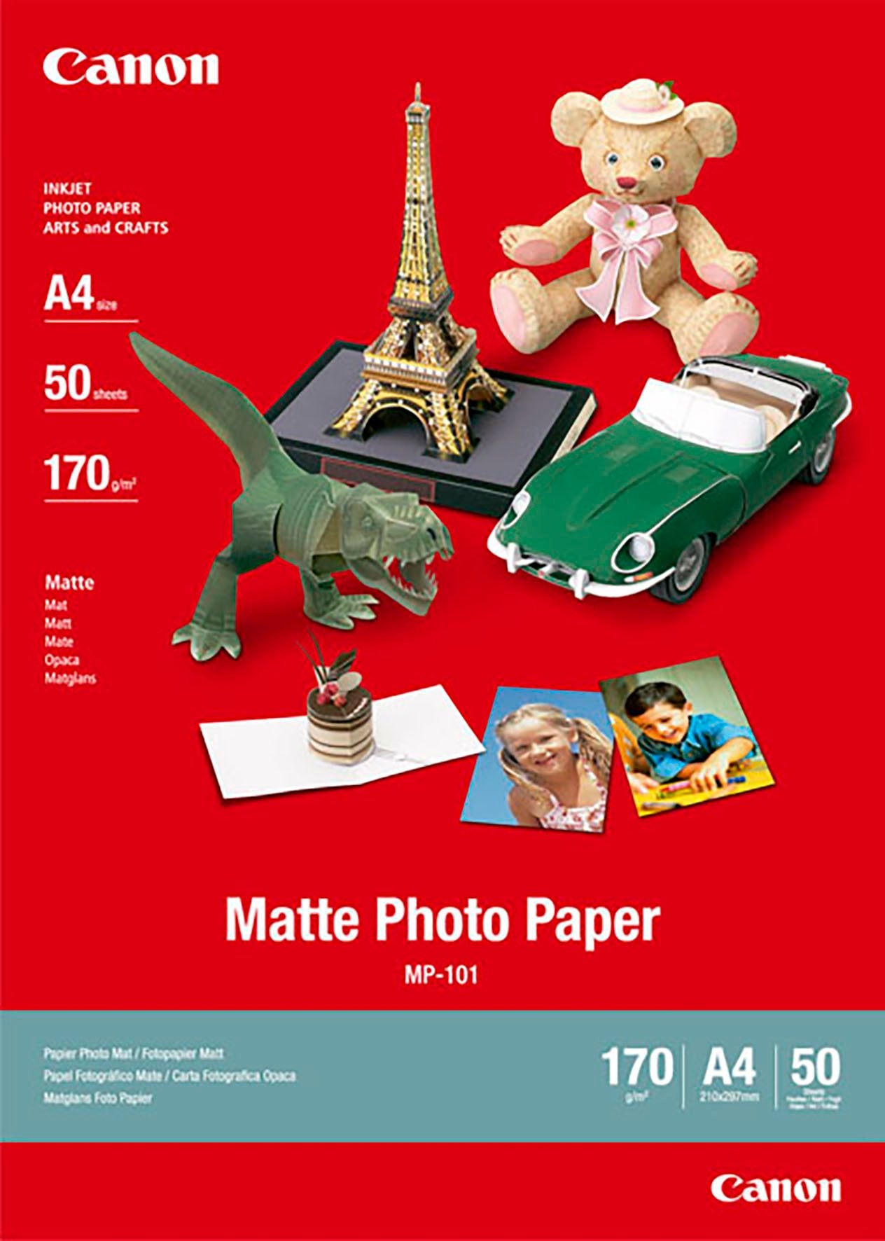 Fotopapper Canon Bläck Matt MP-101 170g 7981A005 A4