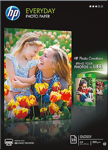 Fotopapper HP Bläck Blankt 200g Q5451A A4