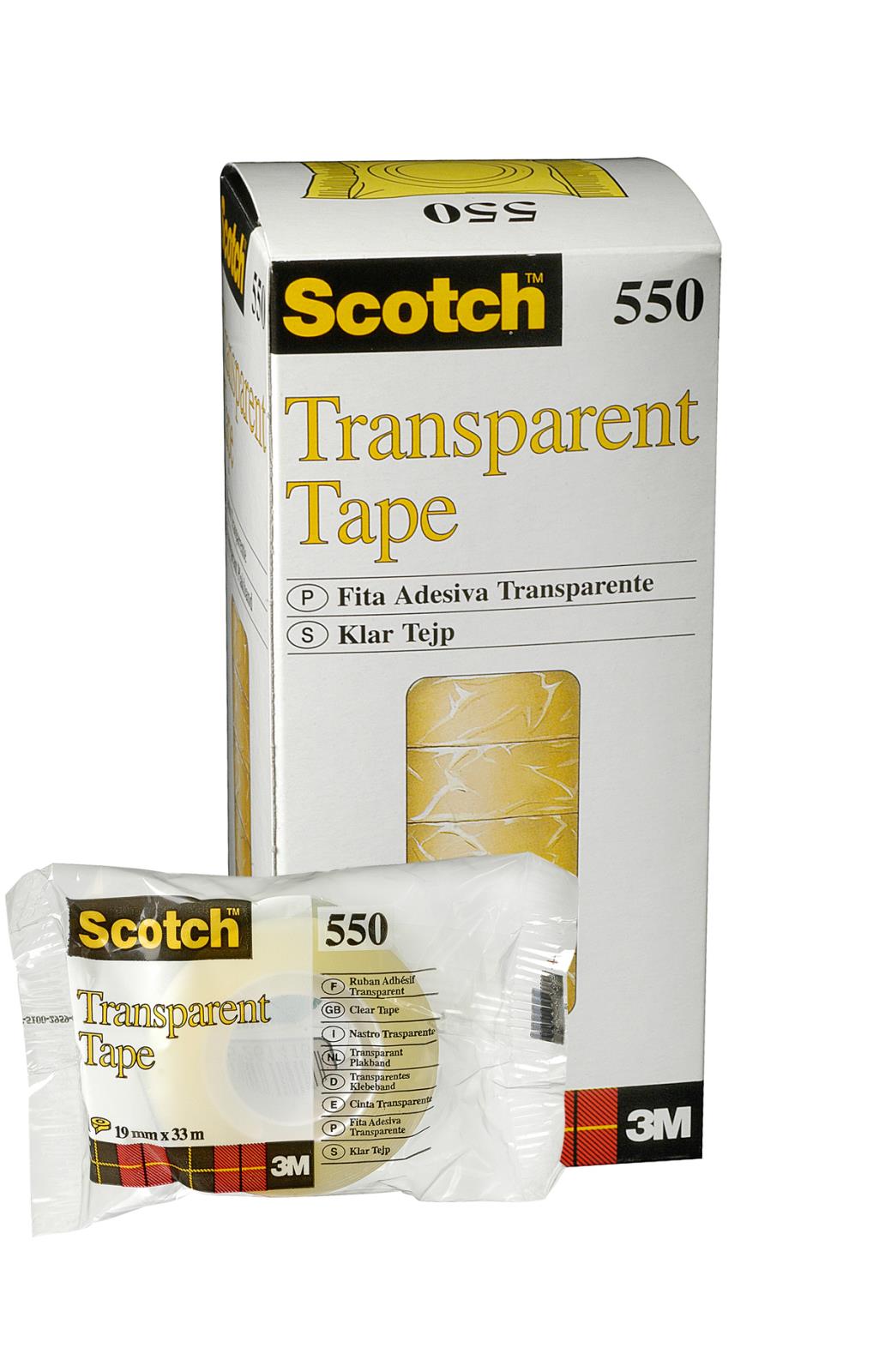 Kontorstejp Scotch 550 19mm x 33m