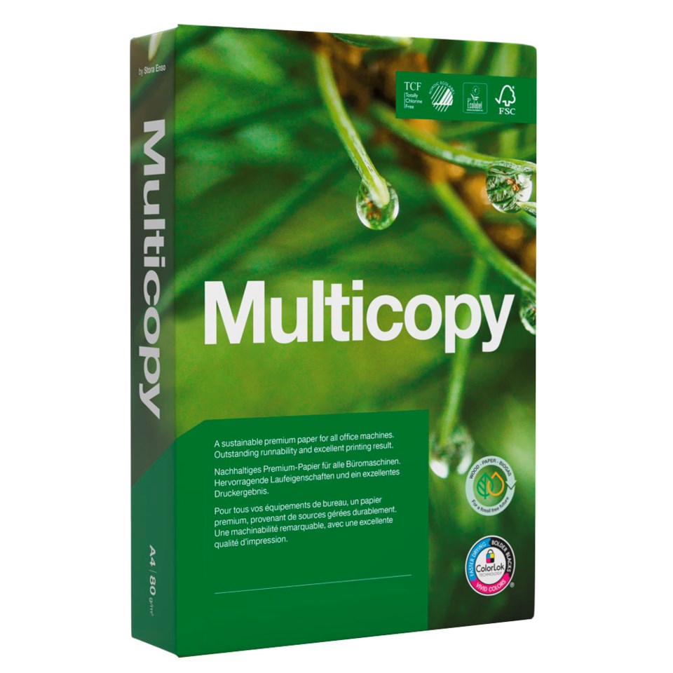 Kopieringspapper Multicopy A4 160g 250ark/fp