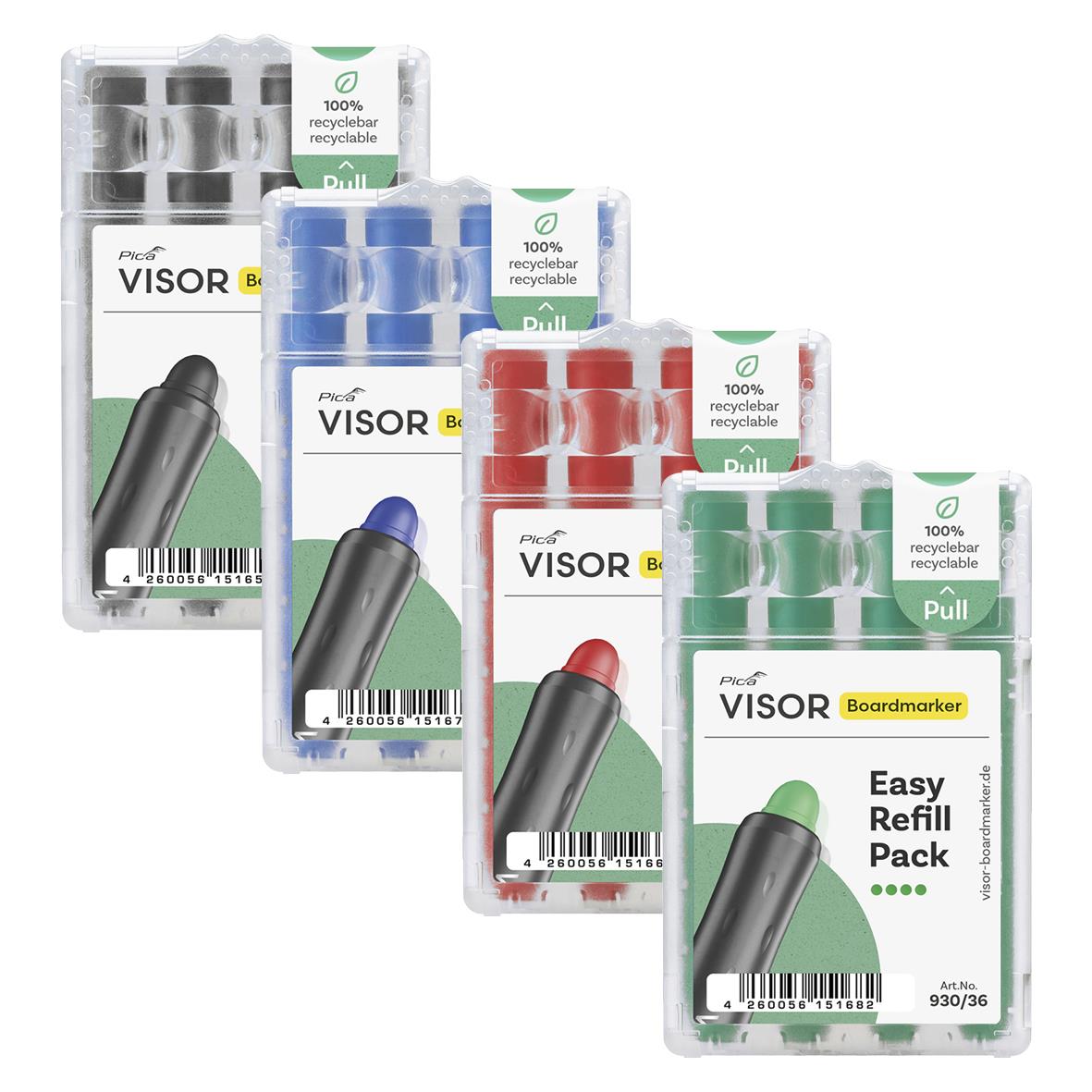 Refill Whiteboardpenna Pica Visor Grön