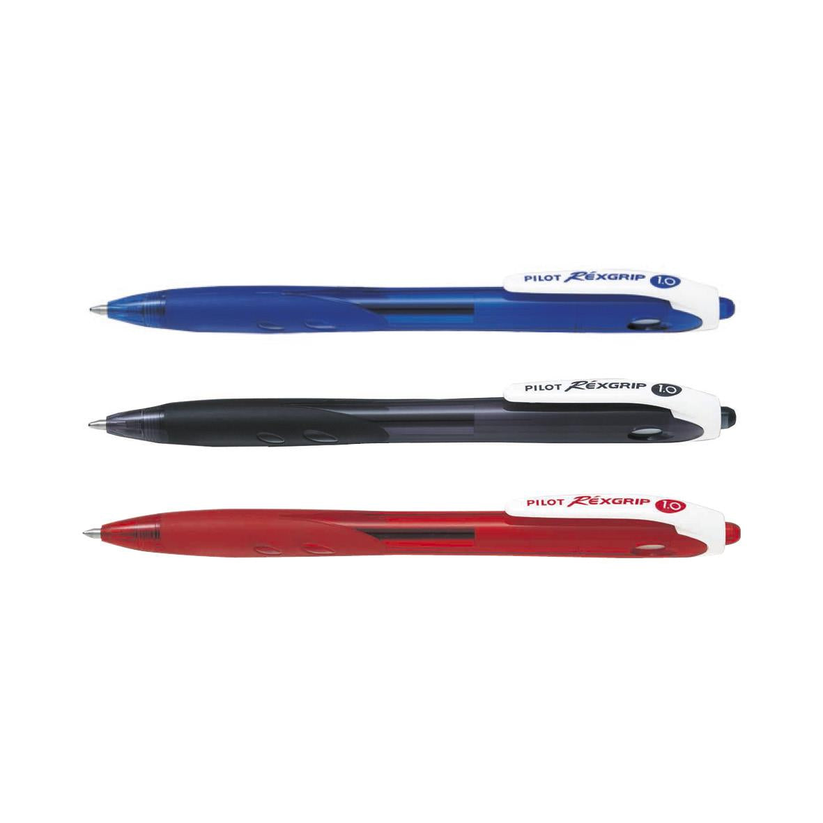 Kulspetspenna Pilot BG Rexgrip Svart 1.0