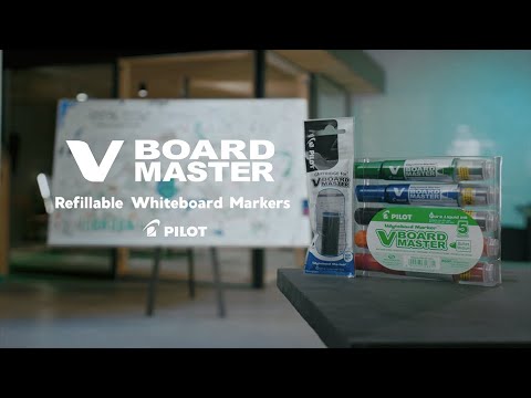 Whiteboardpenna Pilot V-Board Snedskuren Svart 2,2-5,2mm