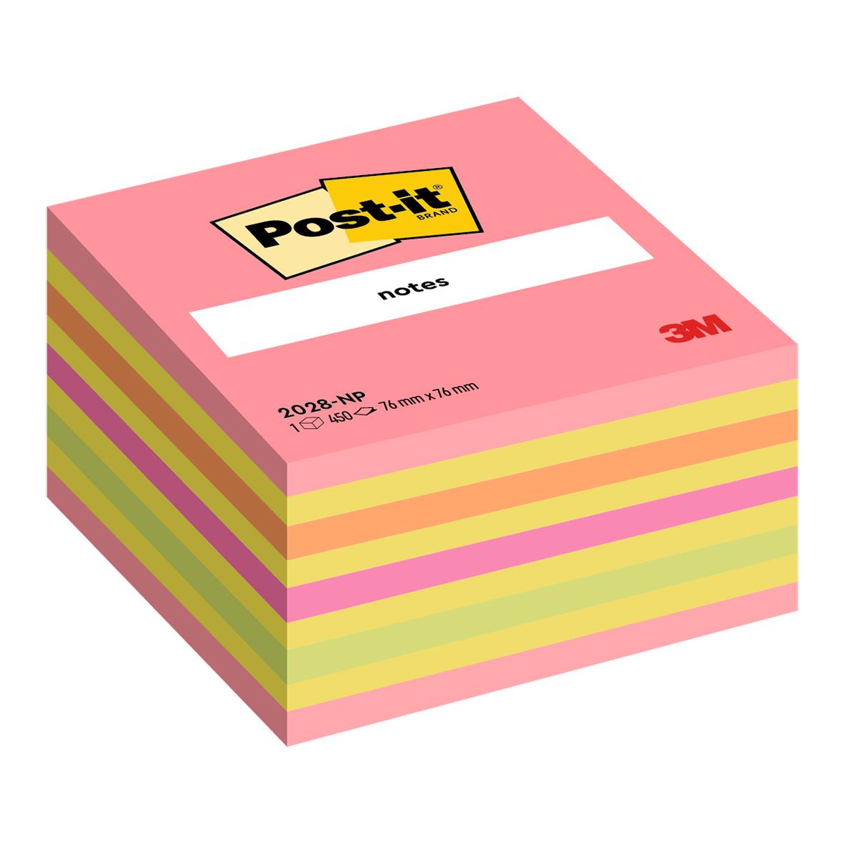 Notiskub Post-it Intense Pink 76x76mm 450 Blad