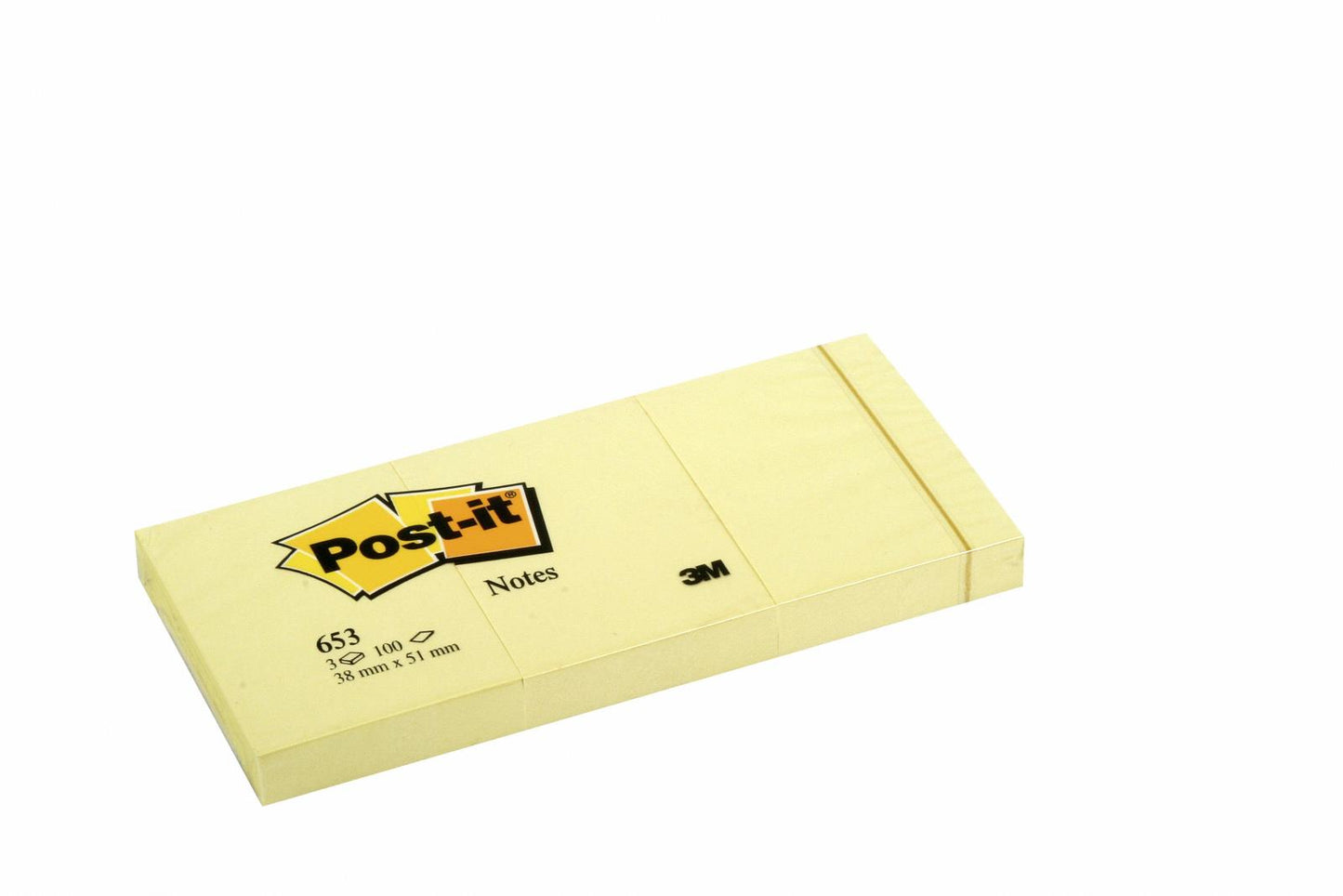 Notisar Post-it Gul 38x51mm 100 Blad
