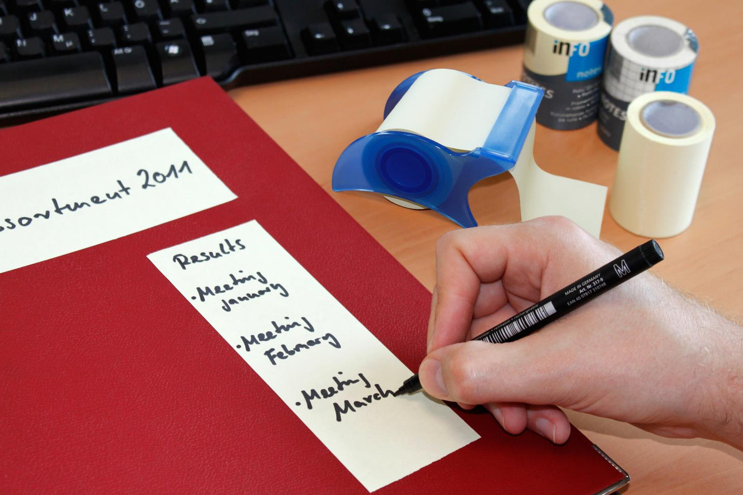 Notisar Info Notes Memorulle Gul 60mm x 10m