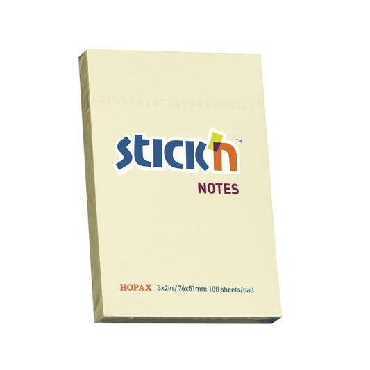 Notisar Stick´n Gul 76x51mm 100 Blad