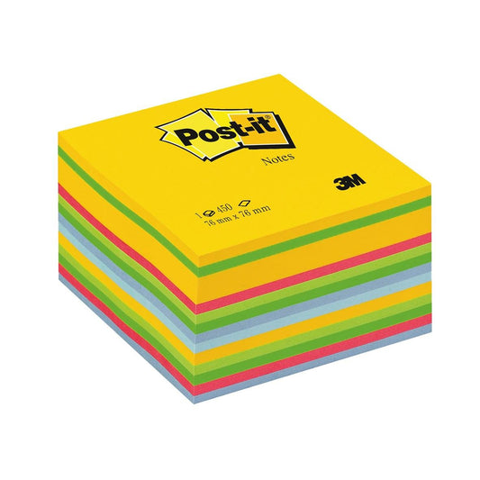 Notiskub Post-it Ultra Rainbow 76x76mm 450 Blad