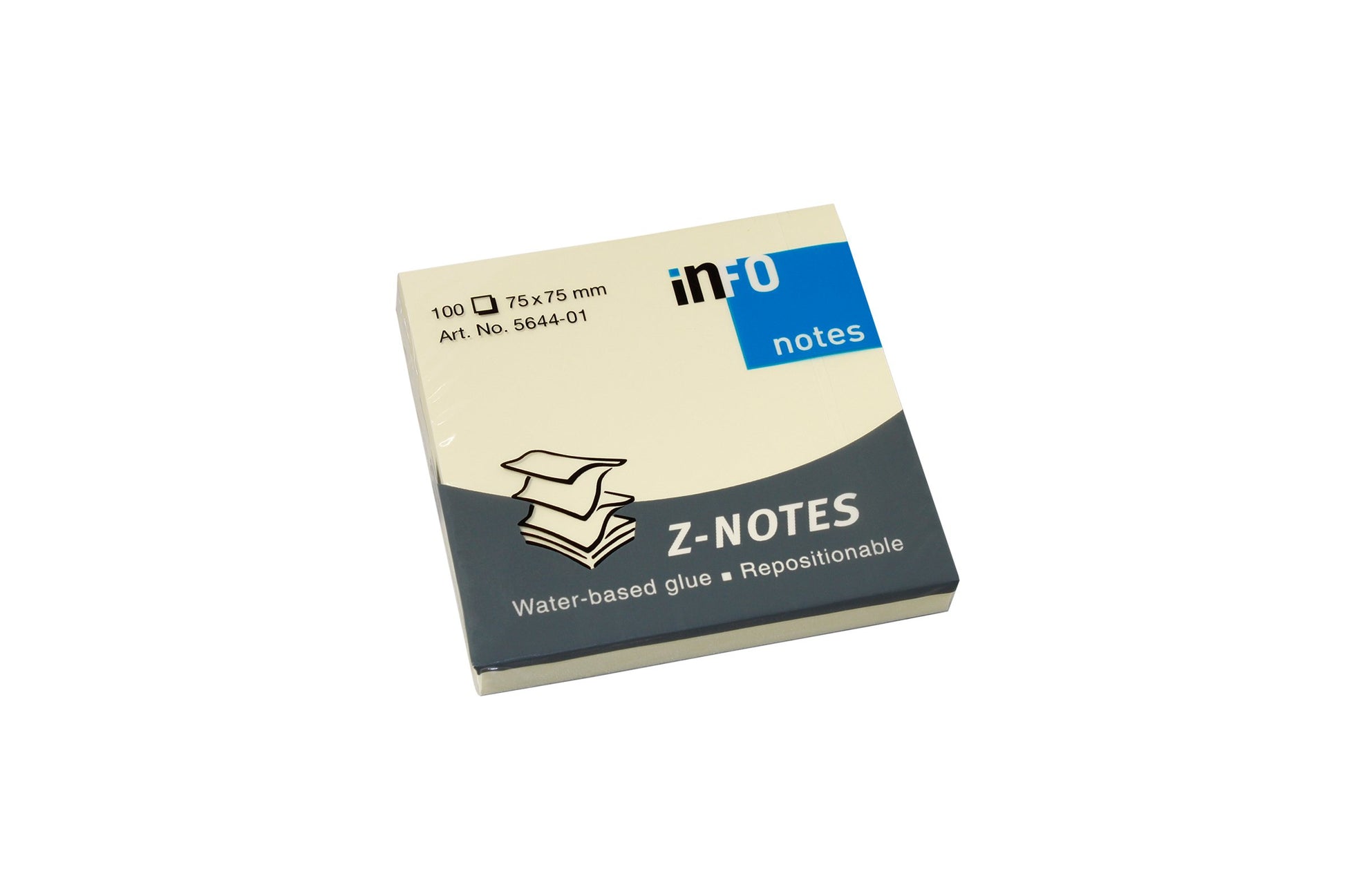 Notisar Stick´n Z-Notes Gul 76x76mm 100 Blad