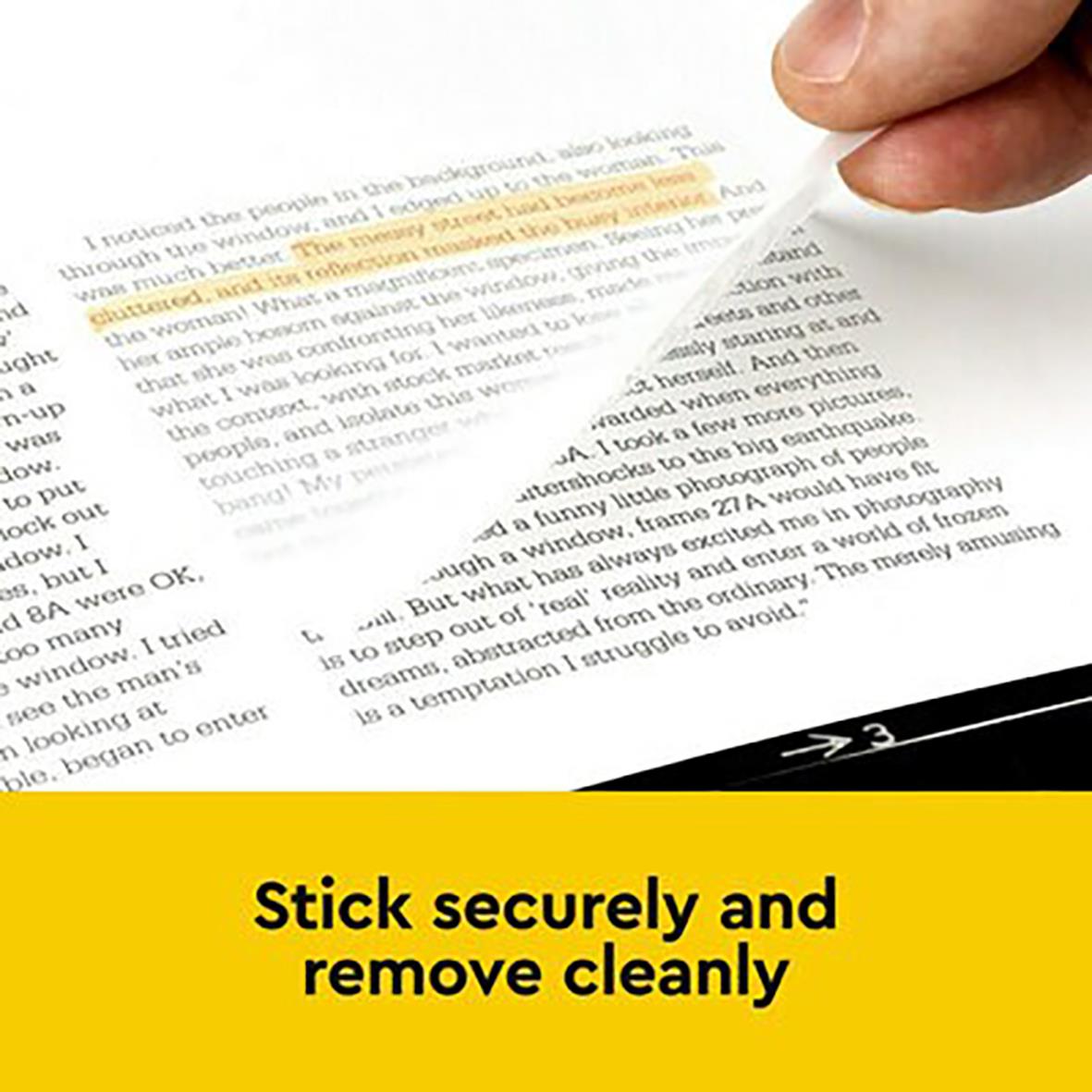 Notisar Post-it Transparent 73x73mm 36 Blad