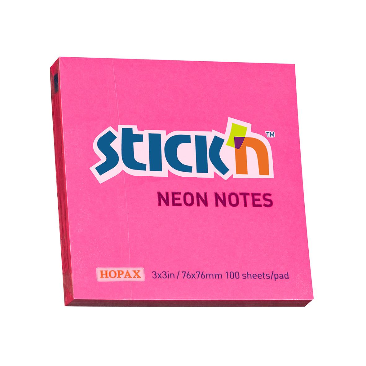 Notisar Stick´n Cerice Neon 76x76mm 100 Blad