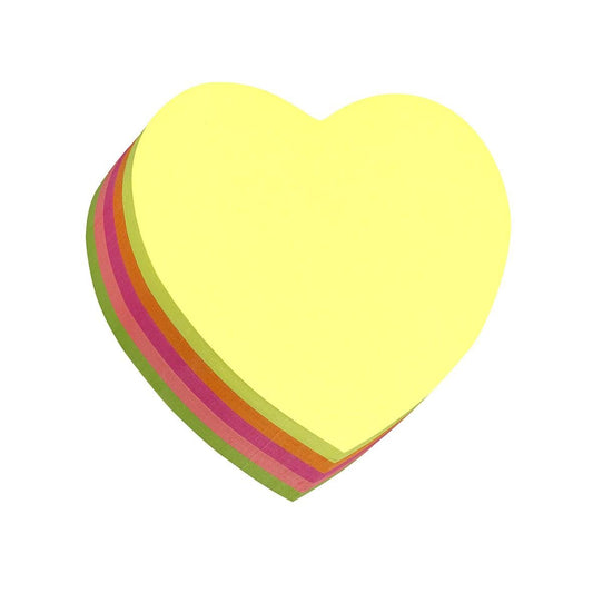 Notiskub Stick´n Hjärta Neon 250 Blad