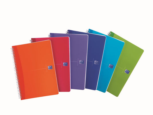 Kollegieblock Oxford My Colours Linjerat 90 Blad A5 90g