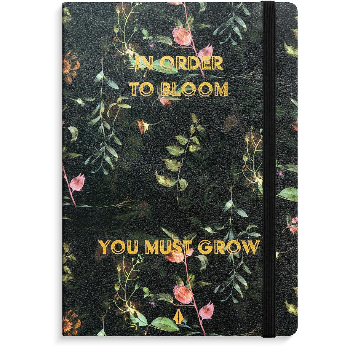 Anteckningsbok Burde Deluxe Flower A5