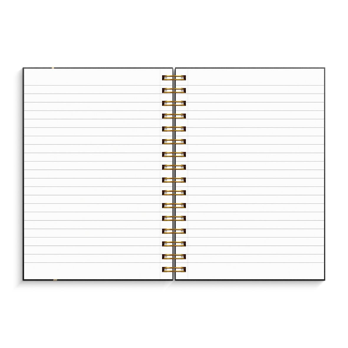 Anteckningsbok Burde Spiral Linjerad Notes A5