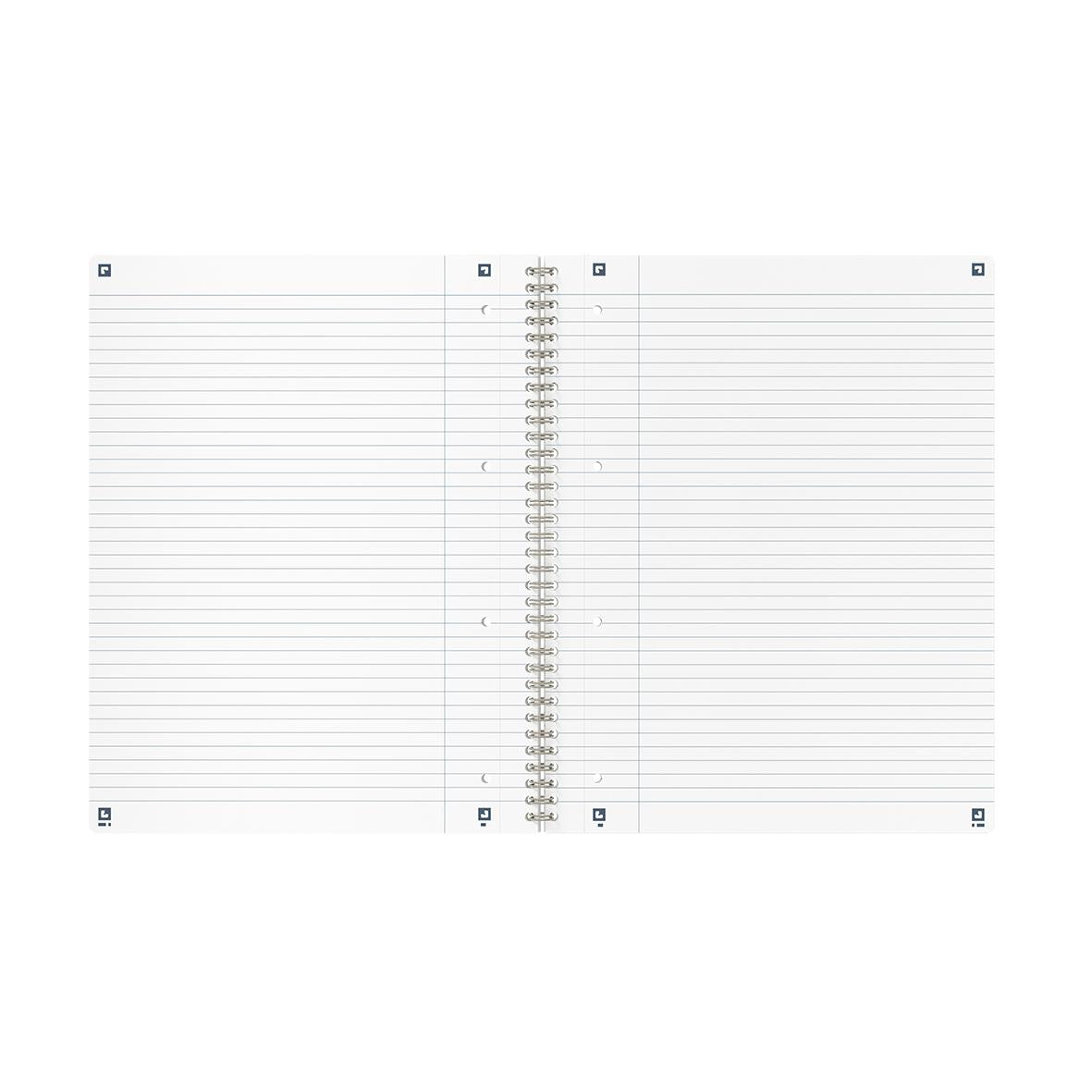 Kollegieblock Oxford Origins Linjerat 70 Blad Svart A4+ 90g