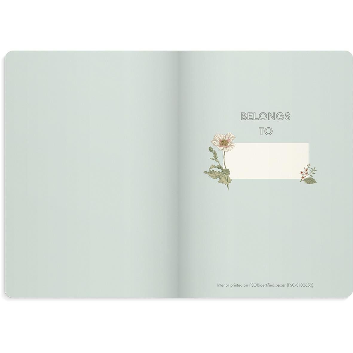 Notebook Burde Deluxe Flower Lined