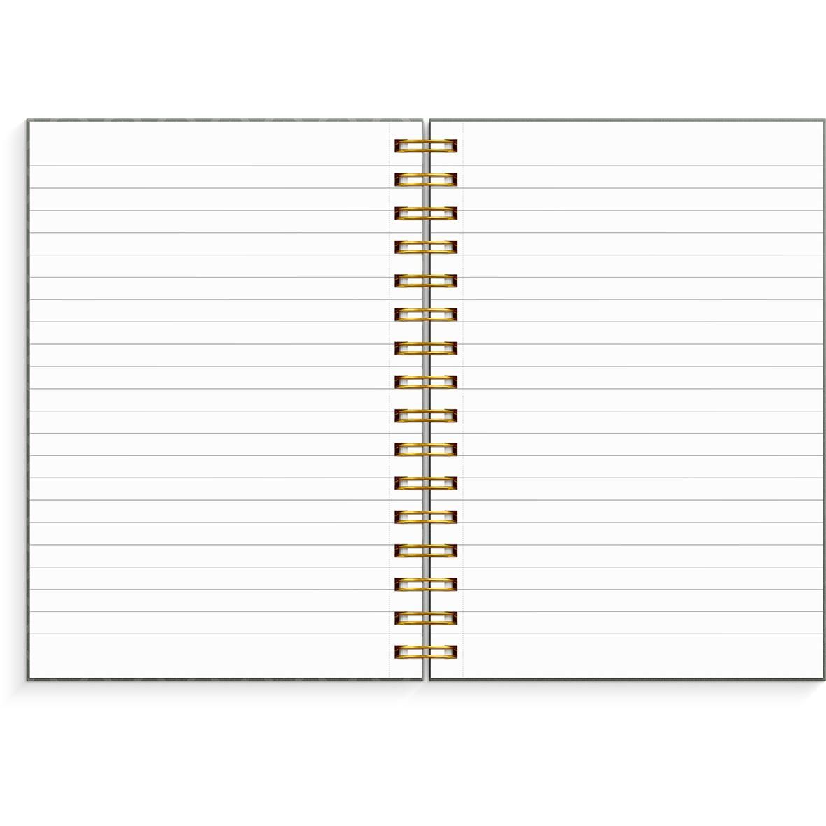 Notebook Burde Spiral Pattern Lined
