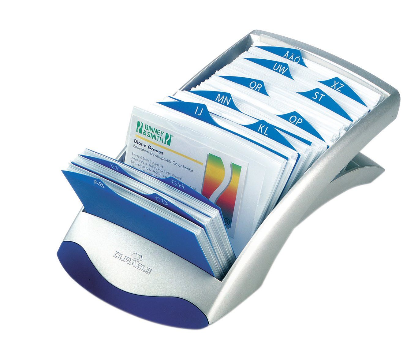 Visitkortslåda Durable Visifix Svart