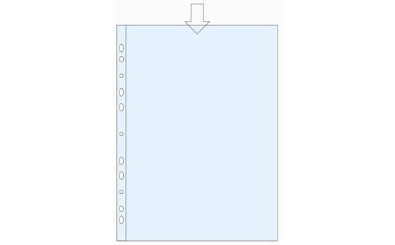 Plastficka OH PP 0,03mm Klar A4