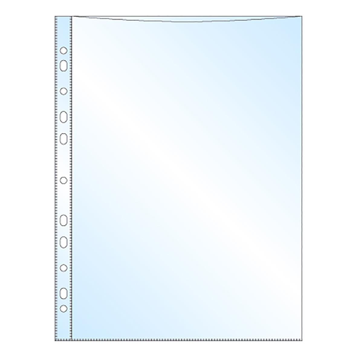 Plastficka PP Präglad 0,12mm Präglad A4