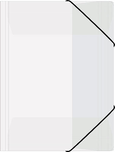Snoddmapp PP 3-Klaff Transparent A4