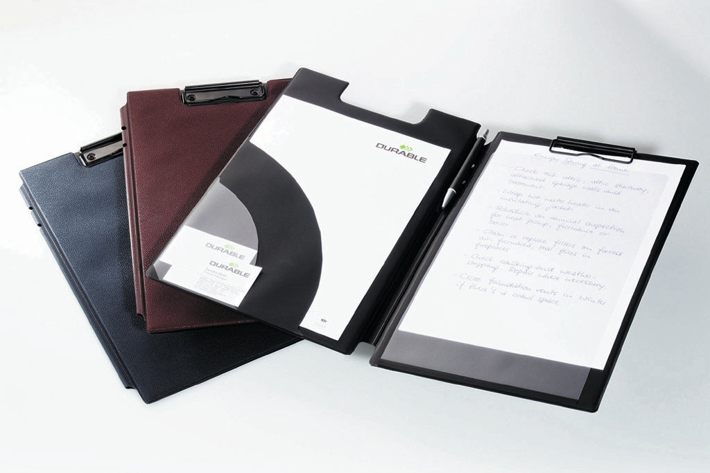 Skrivplatta Durable 2331 Dubbel svart A4+