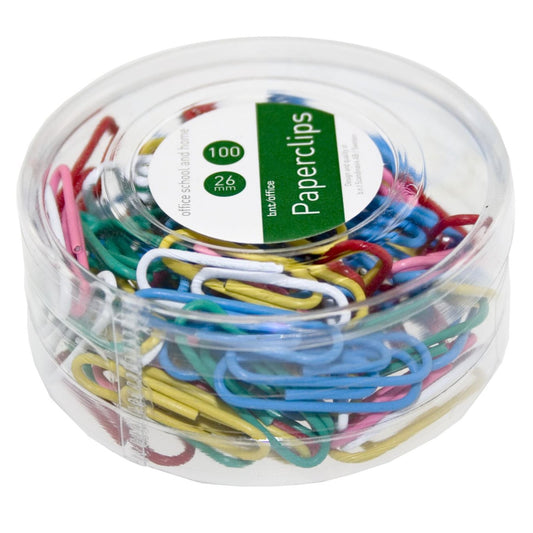 Gem Plastöverdragna Blandade Färger 26mm