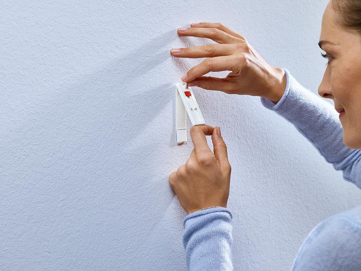 Självhäftande Spik Tesa Powerstrips Justerbar Tapet/Gips 1kg/krok