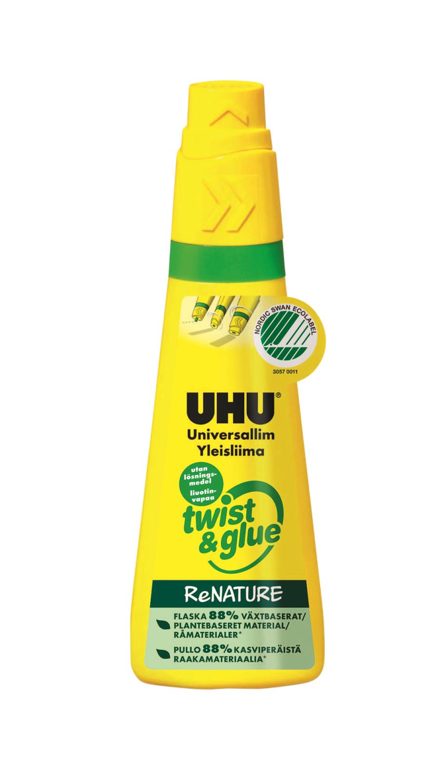 Lim Uhu Twist & Glue Svanenmärkt 95ml