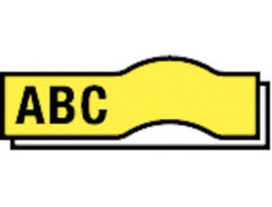 Märkt. Brother Svart/Gul 12 Mm