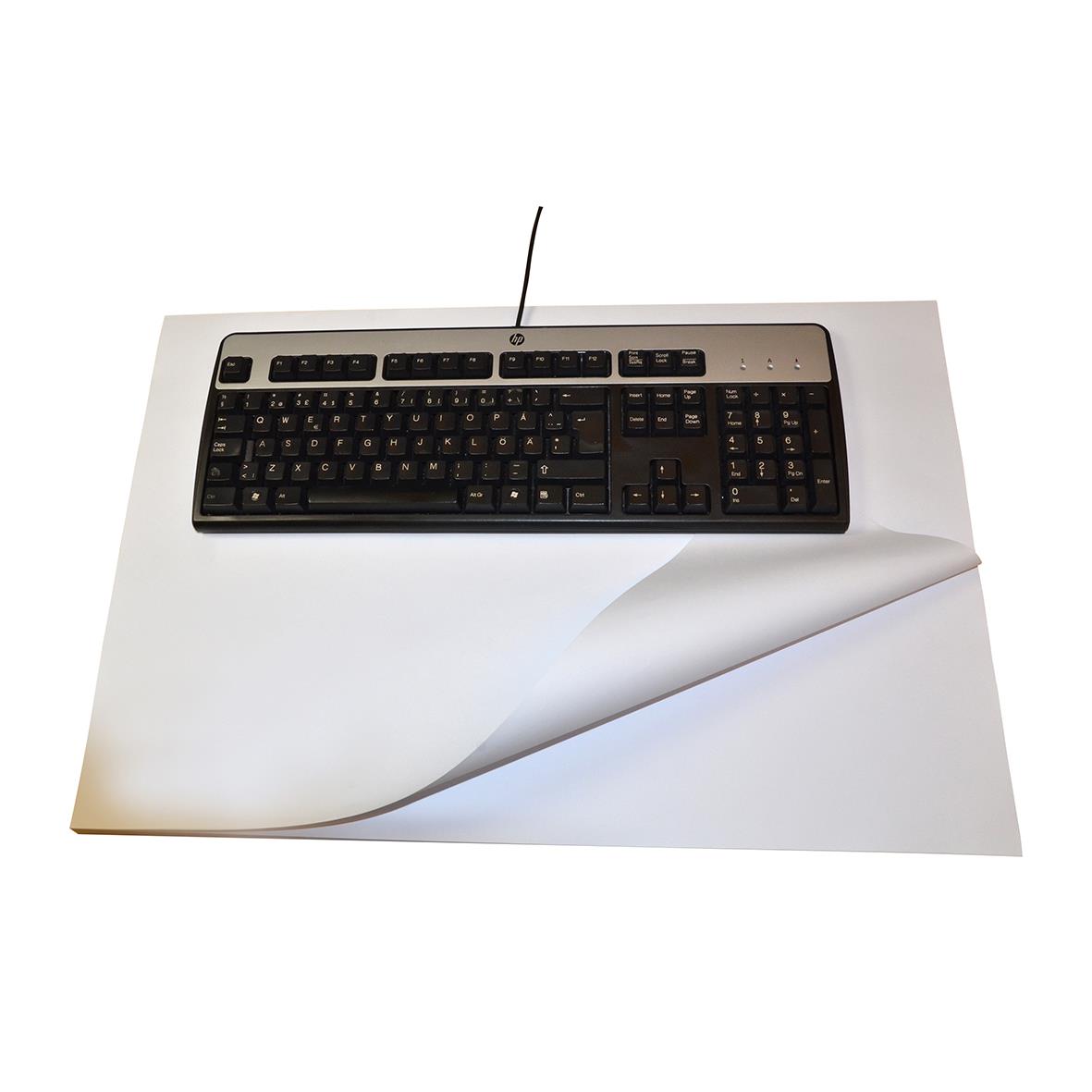 Skrivbordsblock AllOffice 100 gram 50 blad vitt 60x40cm