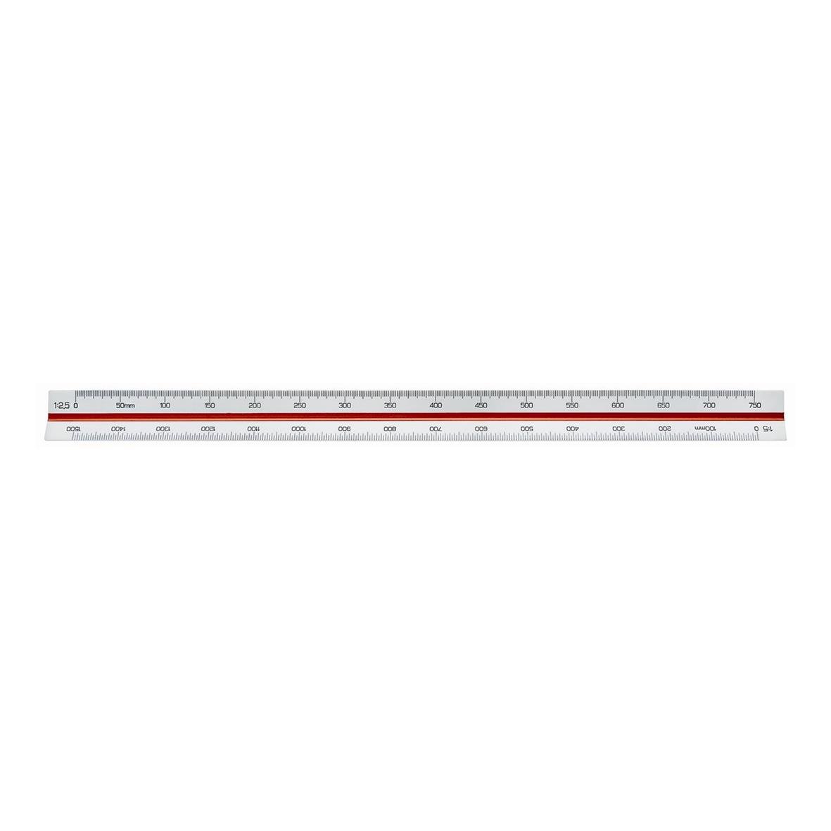 Skalstock M+R 6 delning 1:2,5-100 30cm